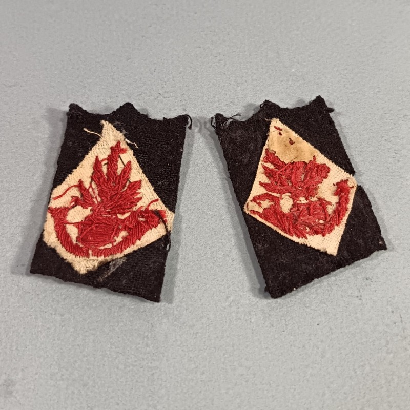 PATTES DE COL VESTE MODELE 1880 POUR UN SOUS-OFFICIER DES DOUANES